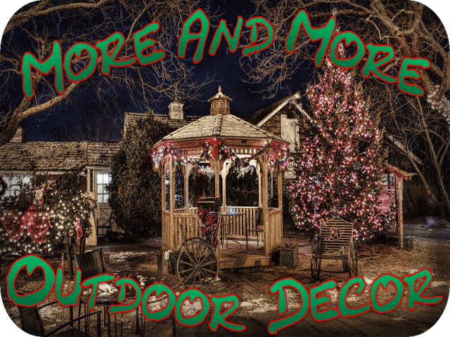 More And More Outdoor Decor