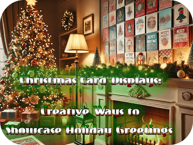 Christmas Card Displays: Creative Ways to Showcase Holiday Greetings