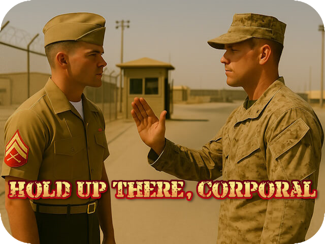 Hold Up There, Corporal