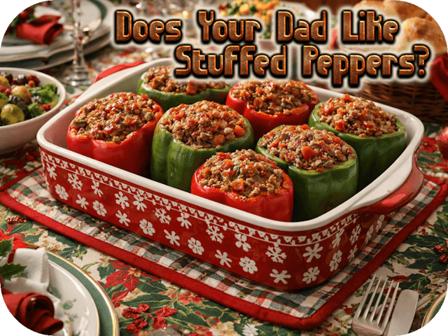 Does Your Dad Like Stuffed Peppers?