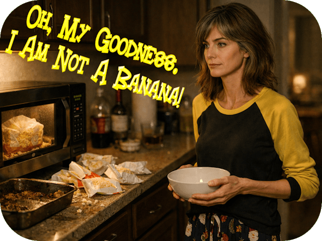 Oh, My Goodness. I Am Not A Banana!