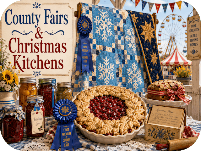 County Fairs & Christmas Kitchens