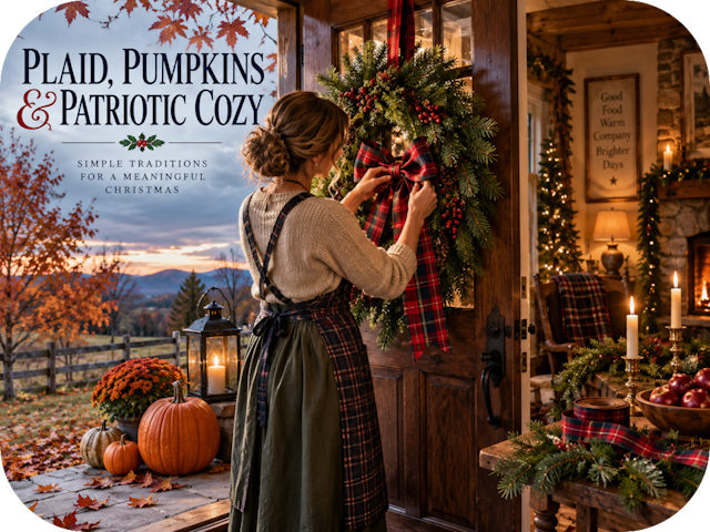 Plaid, Pumpkins & Patriotic Cozy